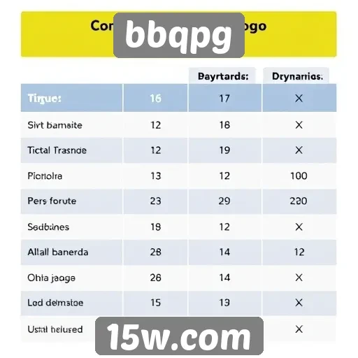 Comparativo entre jogos populares disponíveis no bbqpg